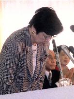 Doi offers apology over party scandal